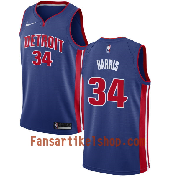 NBA Detroit Pistons Trikot Tobias Harris 34 Nike 2017-18 Blau Swingman - Herren NBA Detroit Pistons Trikot Tobias Harris 34 Nike 2017-18 Blau Swingman - Herren